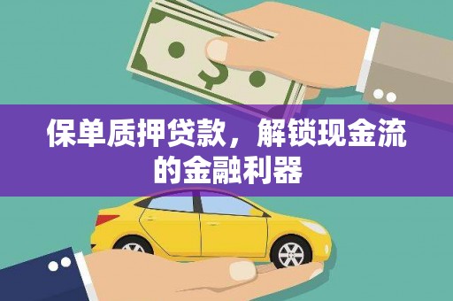 禄丰保单质押贷款，解锁现金流的金融利器