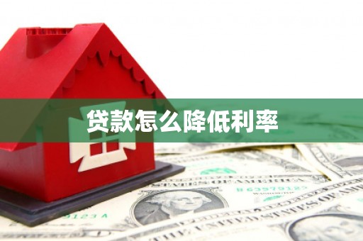 禄丰贷款怎么降低利率