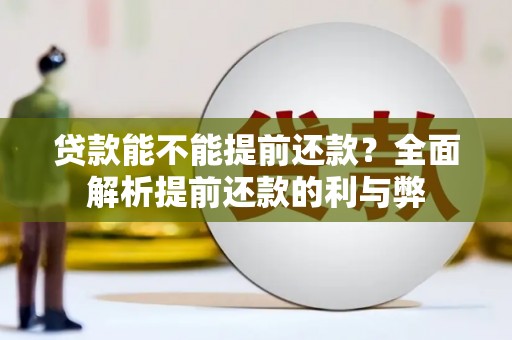 禄丰贷款能不能提前还款？全面解析提前还款的利与弊