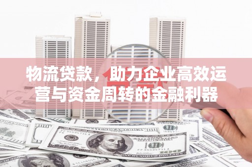 禄丰物流贷款，助力企业高效运营与资金周转的金融利器