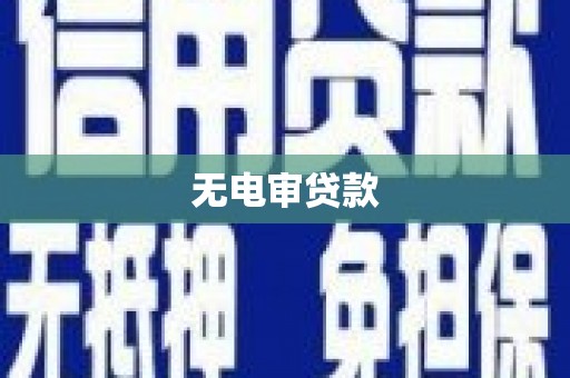 禄丰无电审贷款
