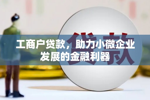 禄丰工商户贷款，助力小微企业发展的金融利器