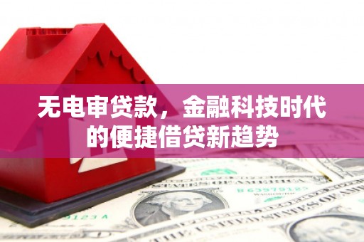 禄丰无电审贷款，金融科技时代的便捷借贷新趋势