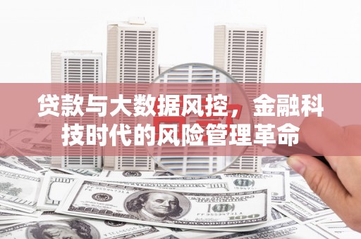 禄丰贷款与大数据风控，金融科技时代的风险管理革命
