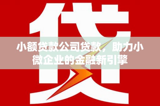 禄丰小额贷款公司贷款，助力小微企业的金融新引擎