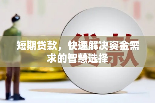 禄丰短期贷款，快速解决资金需求的智慧选择
