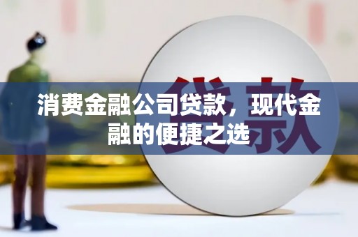 禄丰消费金融公司贷款，现代金融的便捷之选