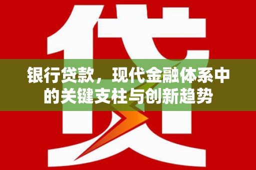 禄丰银行贷款，现代金融体系中的关键支柱与创新趋势