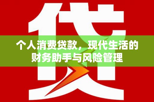 禄丰个人消费贷款，现代生活的财务助手与风险管理