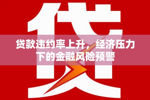 禄丰贷款违约率上升，经济压力下的金融风险预警