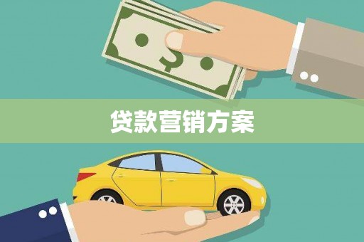 禄丰贷款营销方案