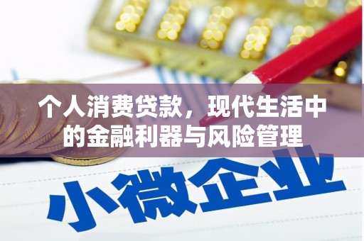 禄丰个人消费贷款，现代生活中的金融利器与风险管理