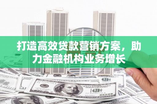 禄丰打造高效贷款营销方案，助力金融机构业务增长