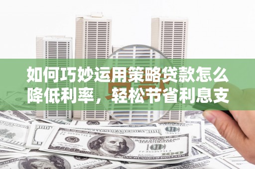 禄丰如何巧妙运用策略贷款怎么降低利率，轻松节省利息支出