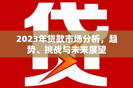 禄丰2023年贷款市场分析，趋势、挑战与未来展望