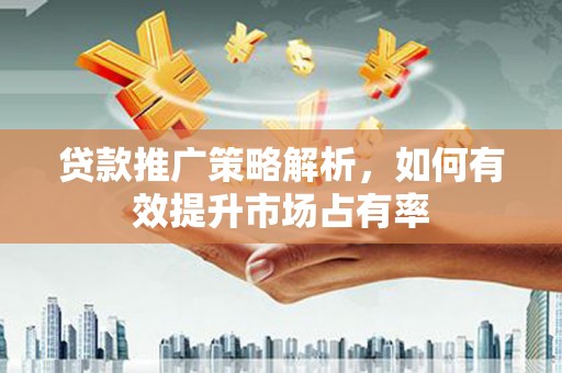 禄丰贷款推广策略解析，如何有效提升市场占有率