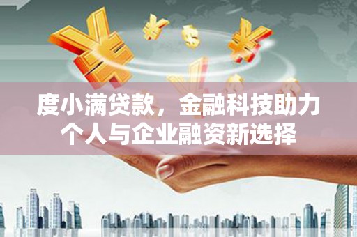 禄丰度小满贷款，金融科技助力个人与企业融资新选择
