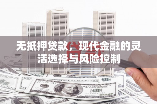禄丰无抵押贷款，现代金融的灵活选择与风险控制