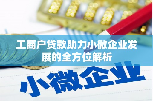 禄丰工商户贷款助力小微企业发展的全方位解析