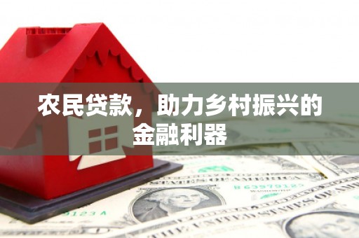 禄丰农民贷款，助力乡村振兴的金融利器