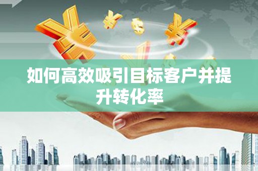 禄丰如何高效吸引目标客户并提升转化率