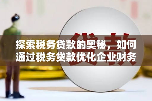 禄丰探索税务贷款的奥秘，如何通过税务贷款优化企业财务