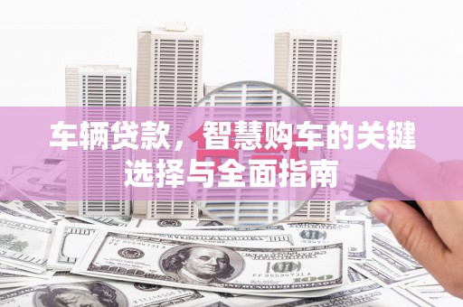 禄丰车辆贷款，智慧购车的关键选择与全面指南