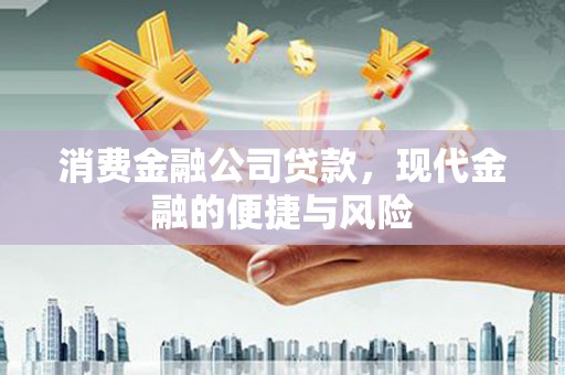 禄丰消费金融公司贷款，现代金融的便捷与风险