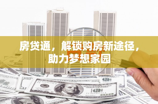 禄丰房贷通，解锁购房新途径，助力梦想家园
