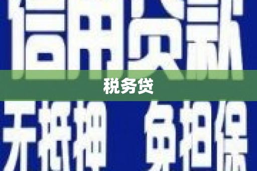 禄丰税务贷