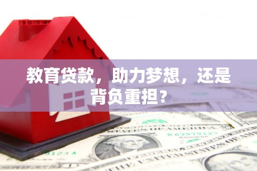 禄丰教育贷款，助力梦想，还是背负重担？