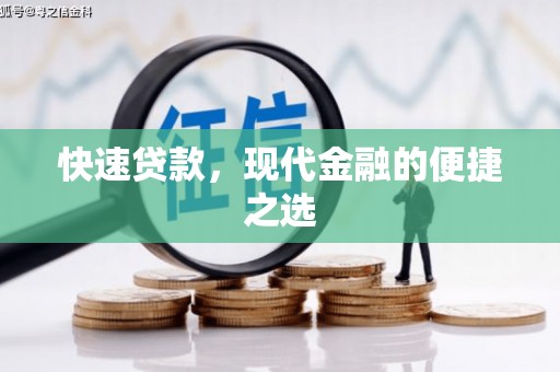禄丰快速贷款，现代金融的便捷之选