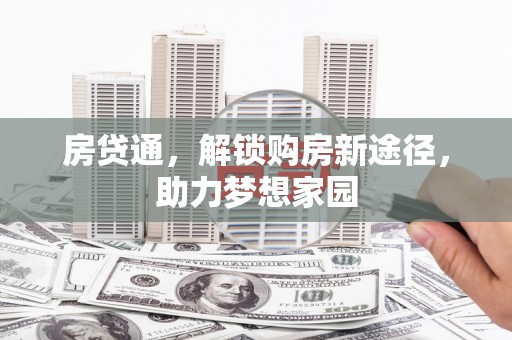 禄丰房贷通，解锁购房新途径，助力梦想家园