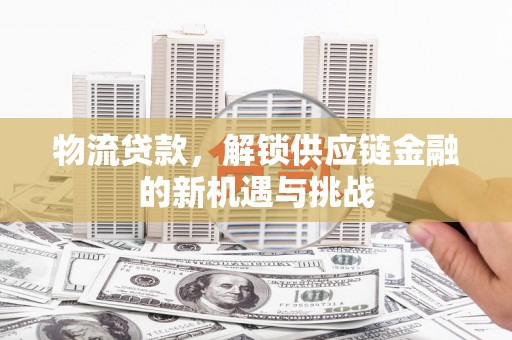 禄丰物流贷款，解锁供应链金融的新机遇与挑战