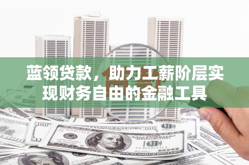 禄丰蓝领贷款，助力工薪阶层实现财务自由的金融工具