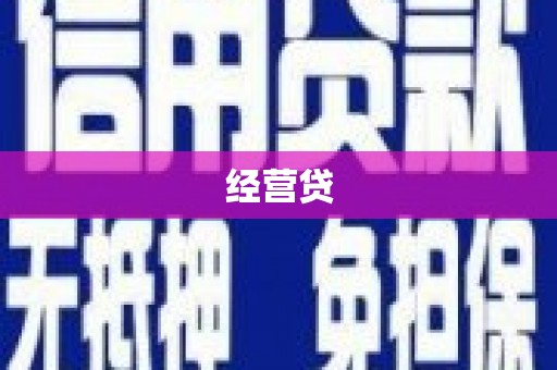 禄丰经营贷
