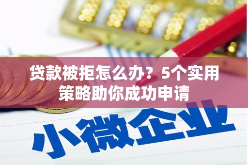 禄丰贷款被拒怎么办？5个实用策略助你成功申请