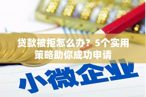禄丰贷款被拒怎么办？5个实用策略助你成功申请
