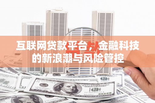 禄丰互联网贷款平台，金融科技的新浪潮与风险管控