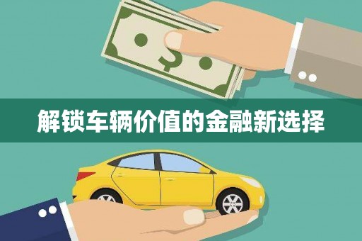 禄丰解锁车辆价值的金融新选择
