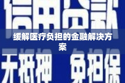 禄丰缓解医疗负担的金融解决方案