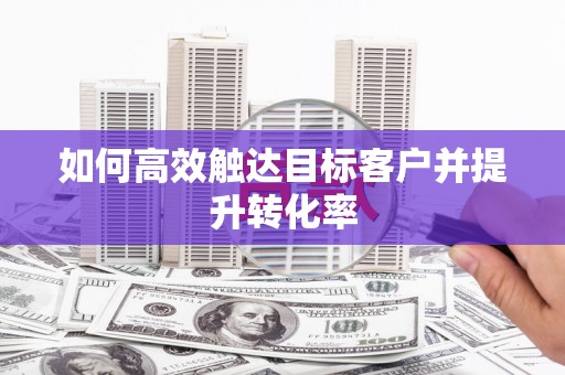 禄丰如何高效触达目标客户并提升转化率