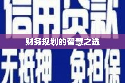 禄丰财务规划的智慧之选